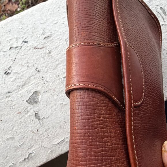 COACH Vintage Dakota Cassidy Small Saddle Box Grain Rare All Tan Crossbody Bag - Picture 10 of 13